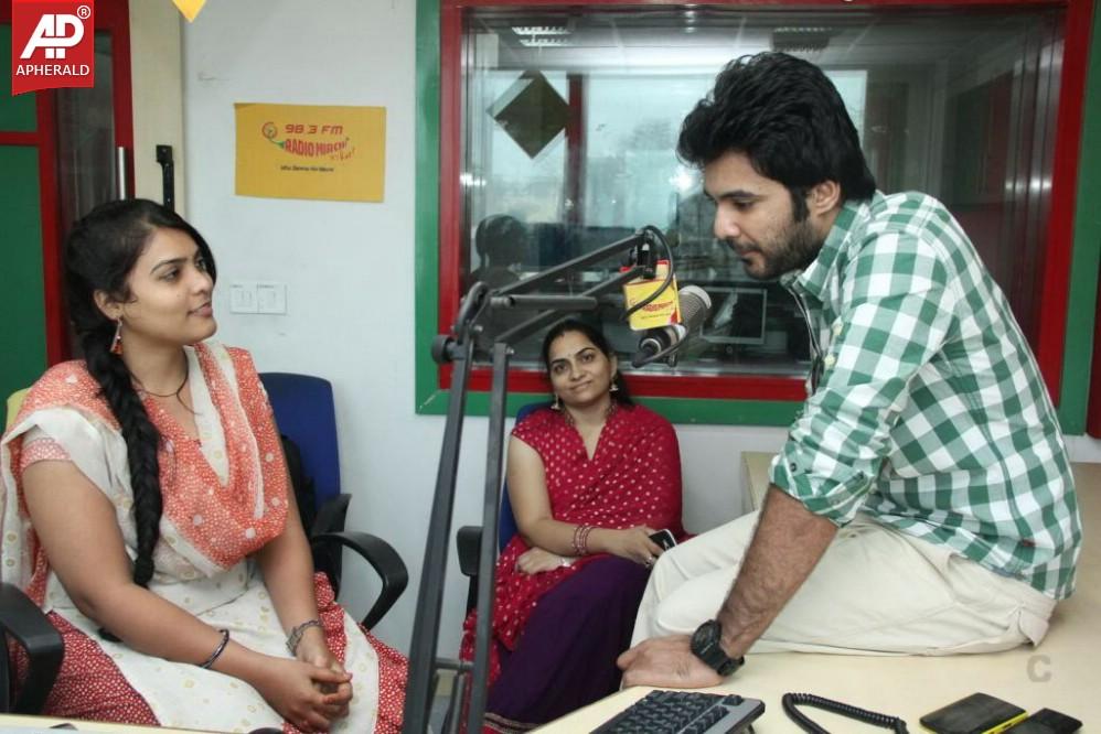 Boy Meets Girl Tholiprema Katha Team at Radio Mirchi