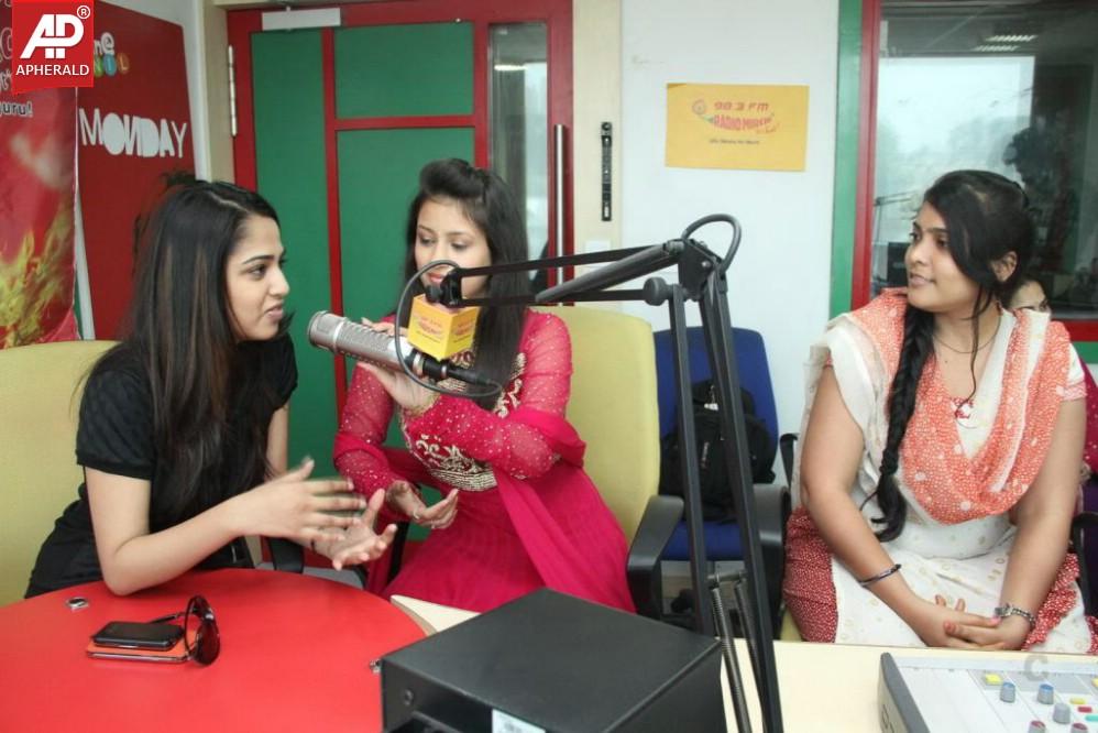 Boy Meets Girl Tholiprema Katha Team at Radio Mirchi