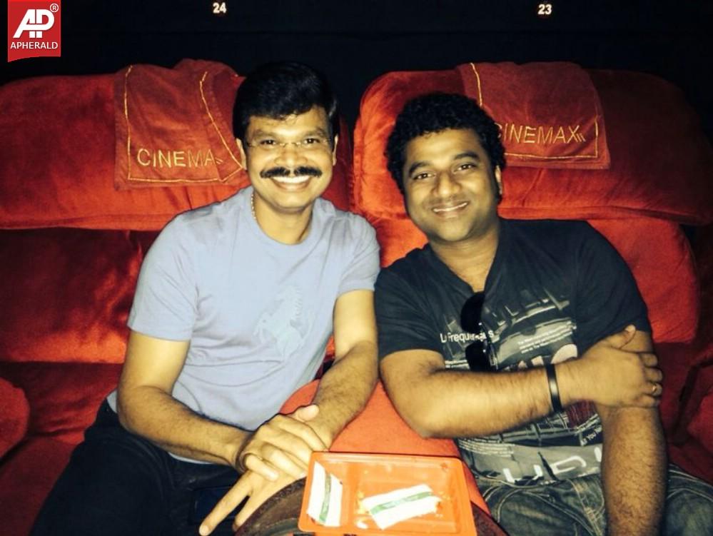 Boyapati and Devisri Watched "Race gurram"