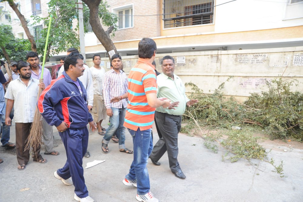 Boyapati Srinu participated in Swachh Bharat