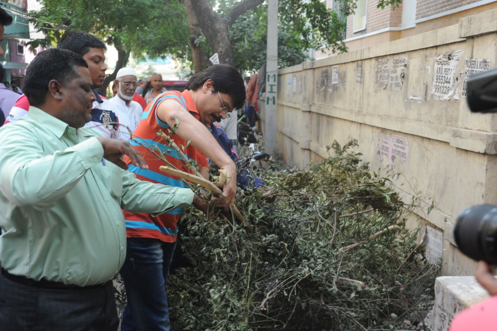 Boyapati Srinu participated in Swachh Bharat