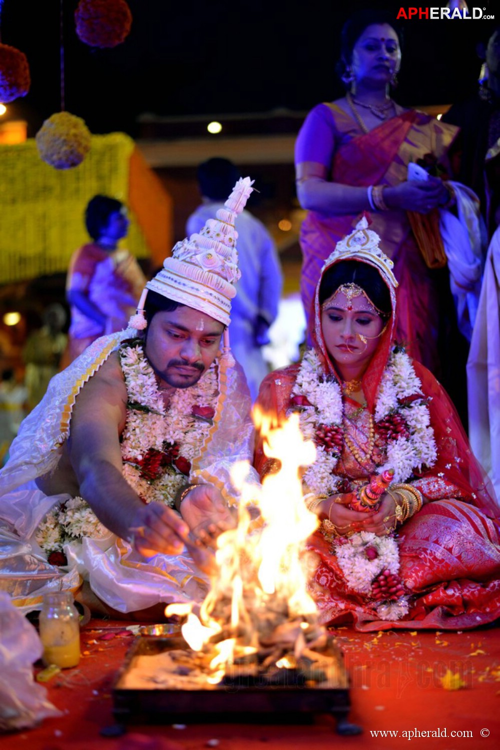 Brahmaji son wedding pictures