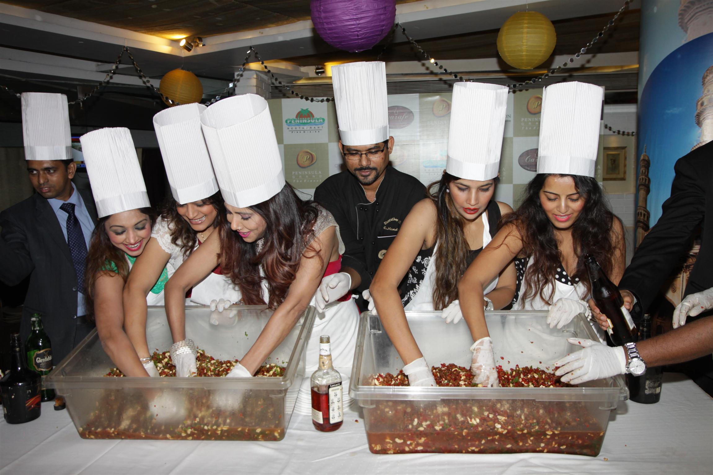 Celebs Spotted at Cake Mixing Ceremony of Hotel Peninsula Grand