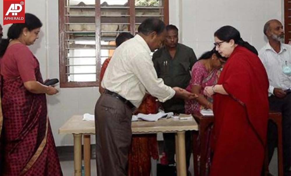 Celebrities Cast Their Votes