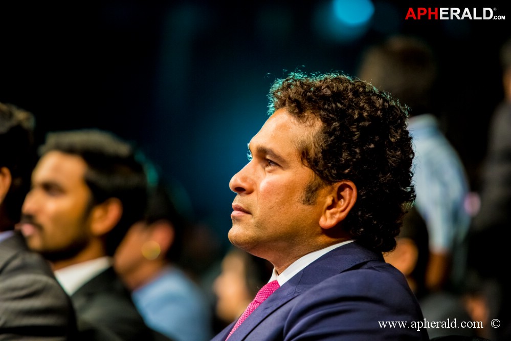 celebrity cricket league 4 launch by sachin