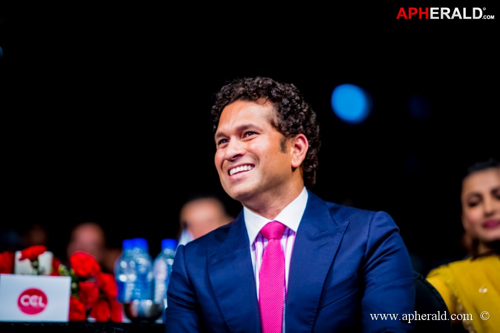 celebrity cricket league 4 launch by sachin