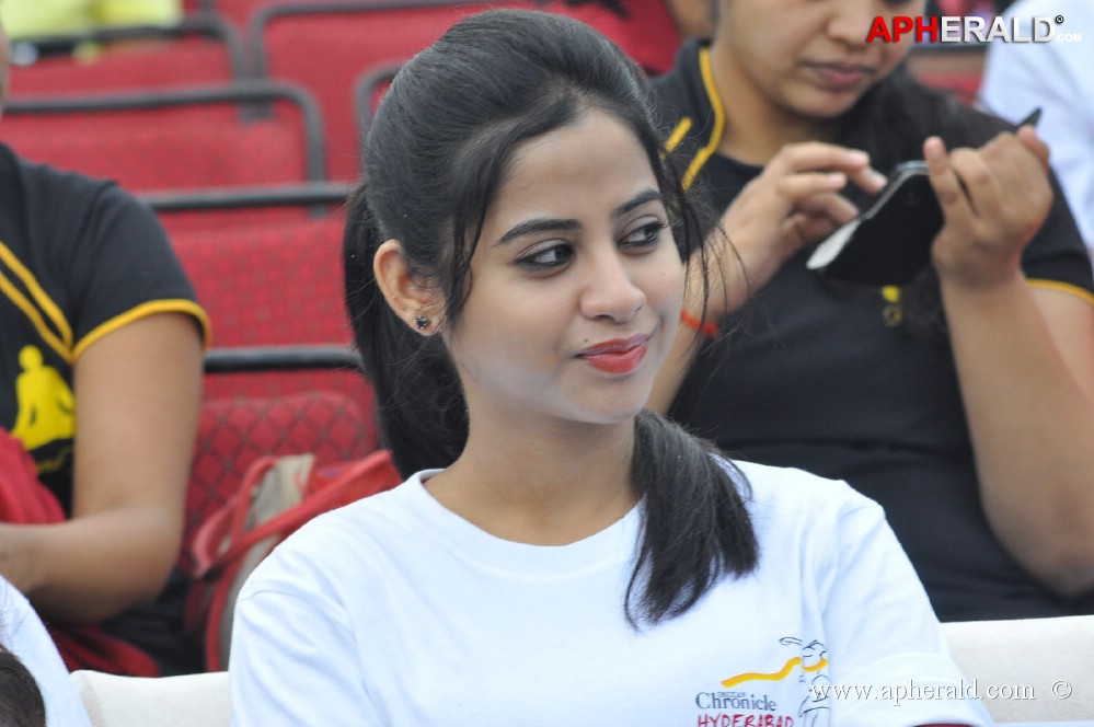 Celebs at 10 K Run Event