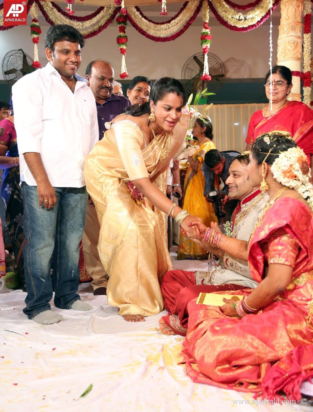 Celebs at BVSN Prasad Daughter Wedding Pics