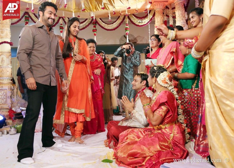 Celebs at BVSN Prasad Daughter Wedding Pics