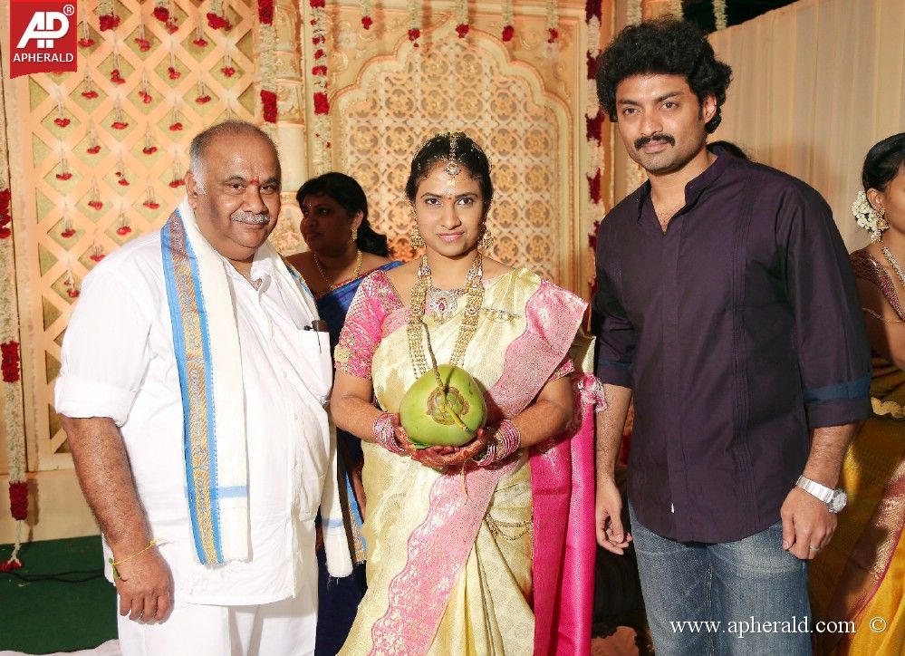 Celebs at BVSN Prasad Daughter Wedding Pics