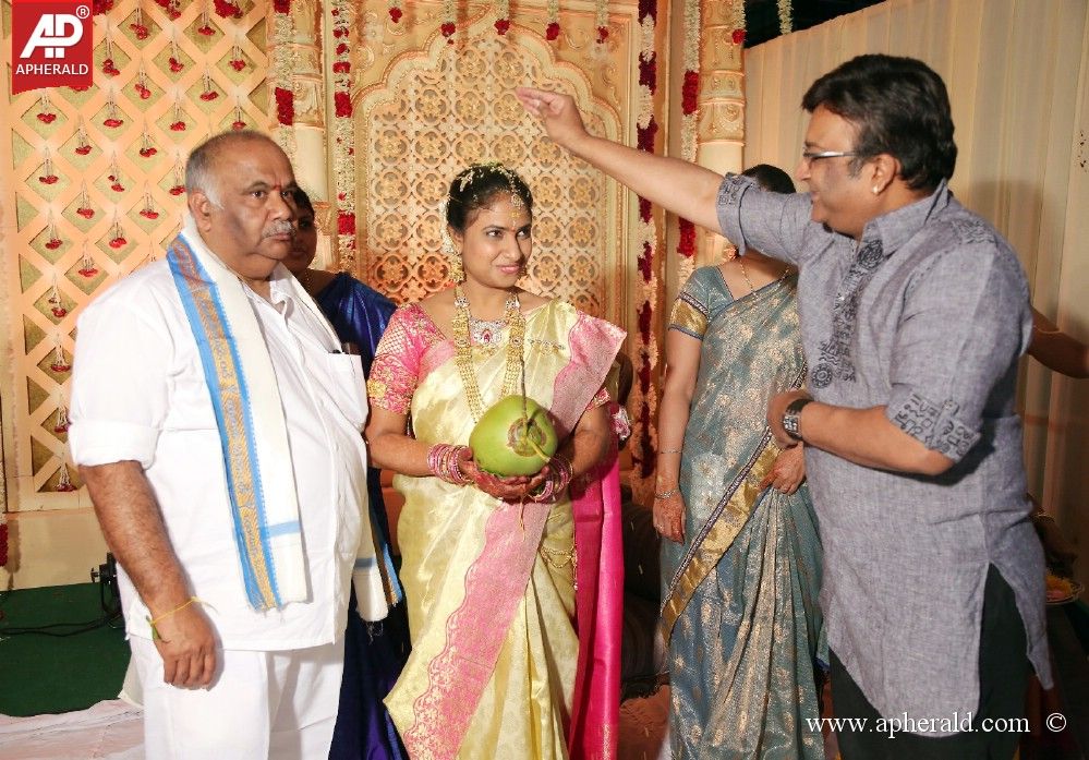 Celebs at BVSN Prasad Daughter Wedding Pics