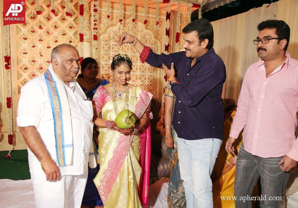 Celebs at BVSN Prasad Daughter Wedding Pics