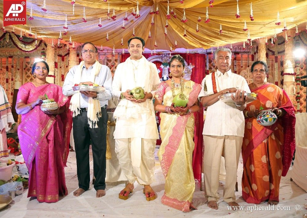 Celebs at BVSN Prasad Daughter Wedding Pics