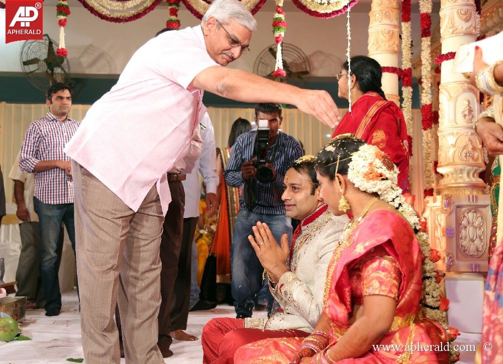 Celebs at BVSN Prasad Daughter Wedding Pics