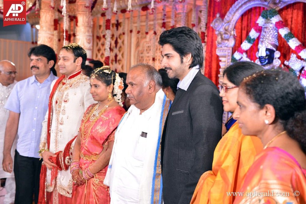 Celebs at BVSN Prasad Daughter Wedding Pics