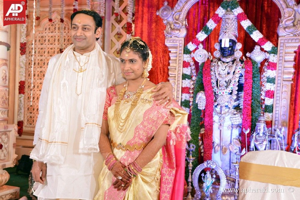 Celebs at BVSN Prasad Daughter Wedding Pics