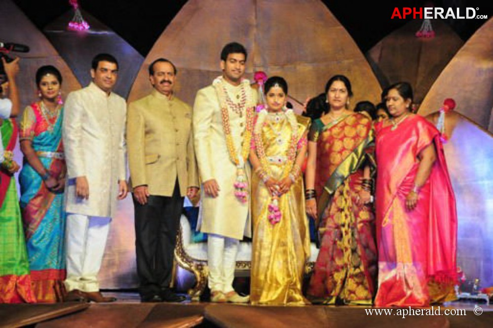 Celebs at Dil Raju Daughter Hanshitha Engagement