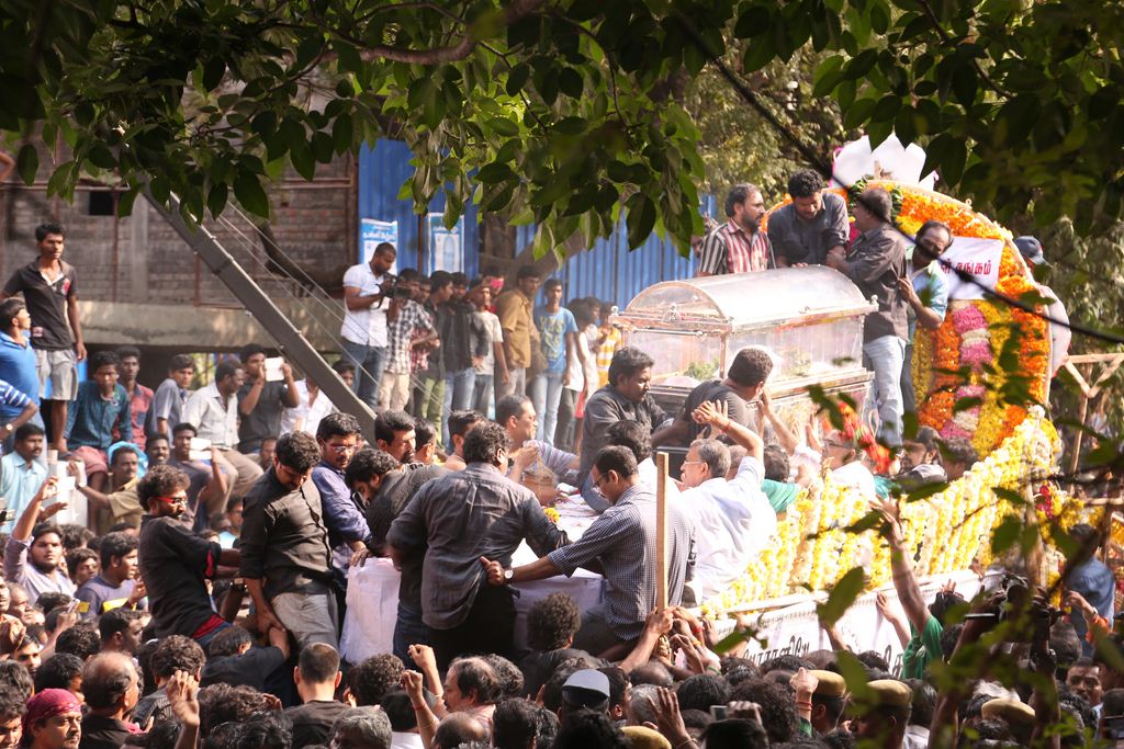 Celebs at K Balachander Final Journey