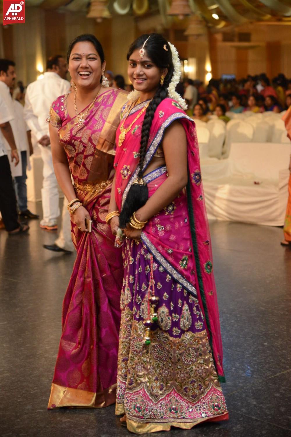 Celebs at Raja Ravindra Daughter Wedding Photos