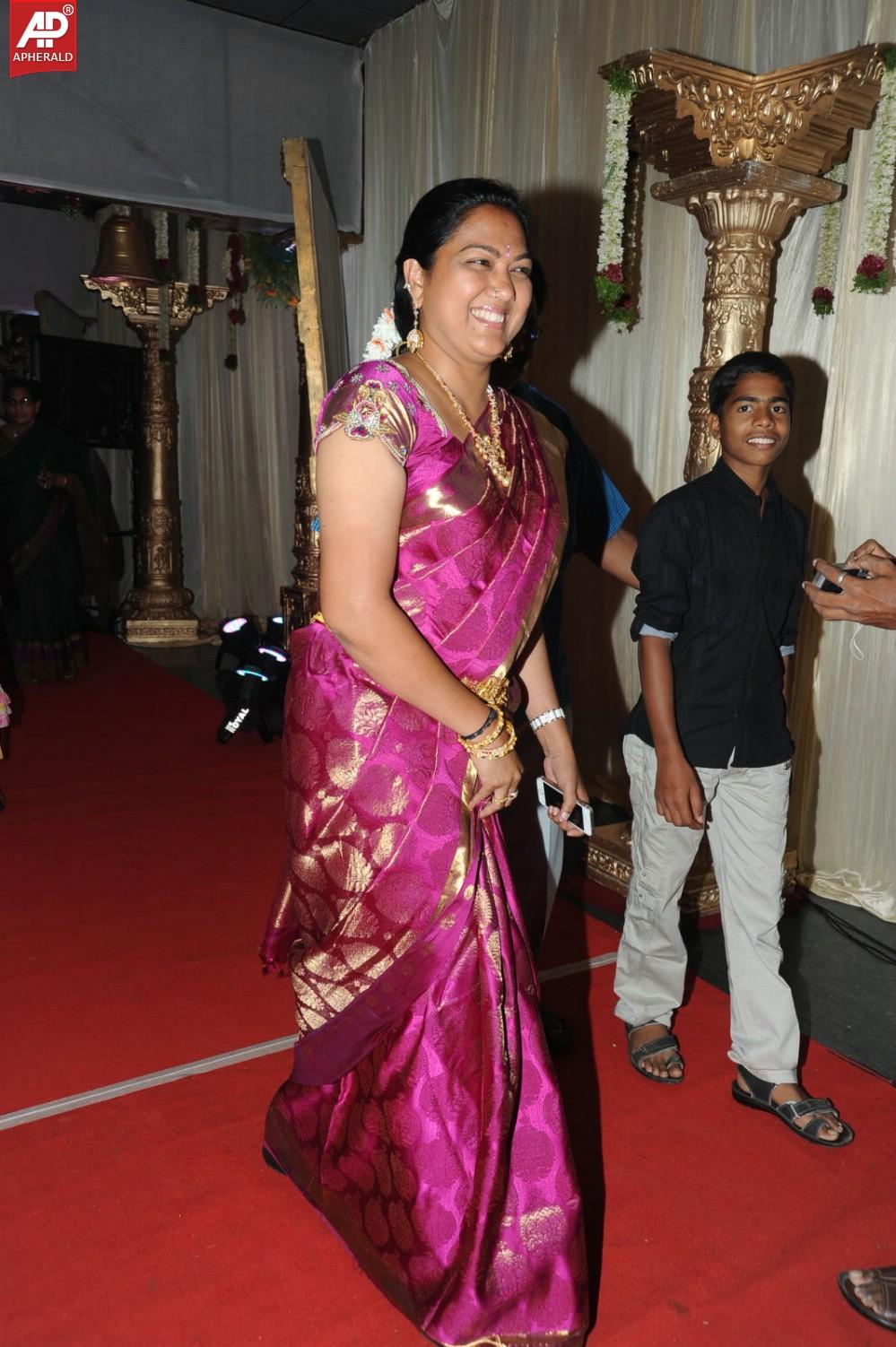 Celebs at Raja Ravindra Daughter Wedding Photos