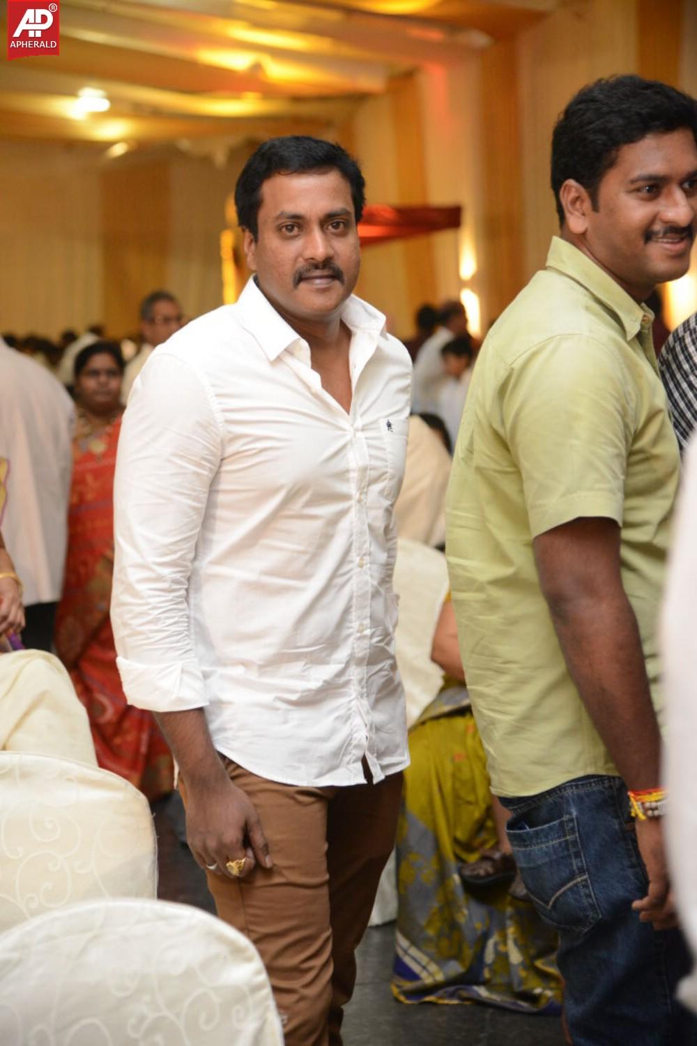 Celebs at Raja Ravindra Daughter Wedding Photos