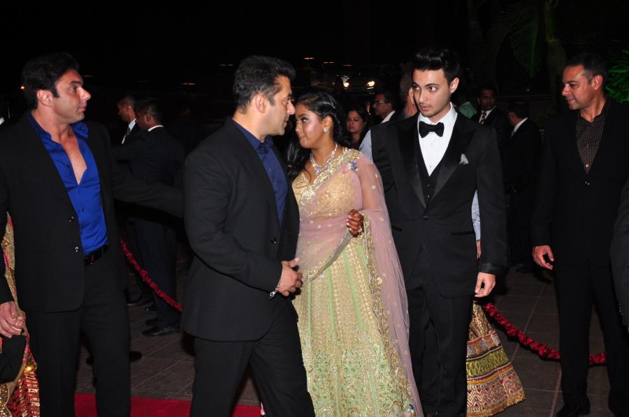 Celebs at Salman Khans Sister Arpita Wedding Reception