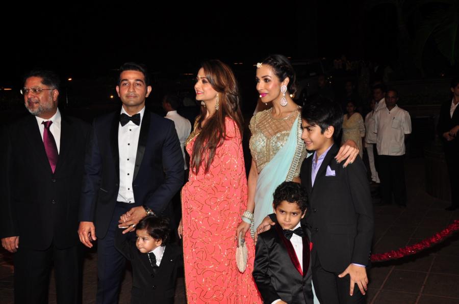 Celebs at Salman Khans Sister Arpita Wedding Reception