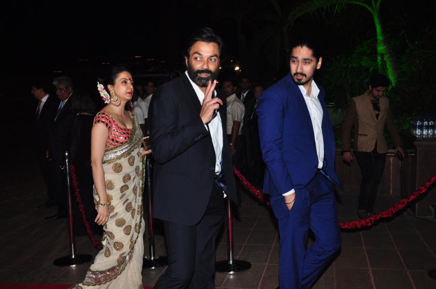 Celebs at Salman Khans Sister Arpita Wedding Reception