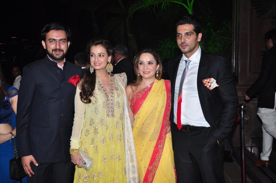 Celebs at Salman Khans Sister Arpita Wedding Reception