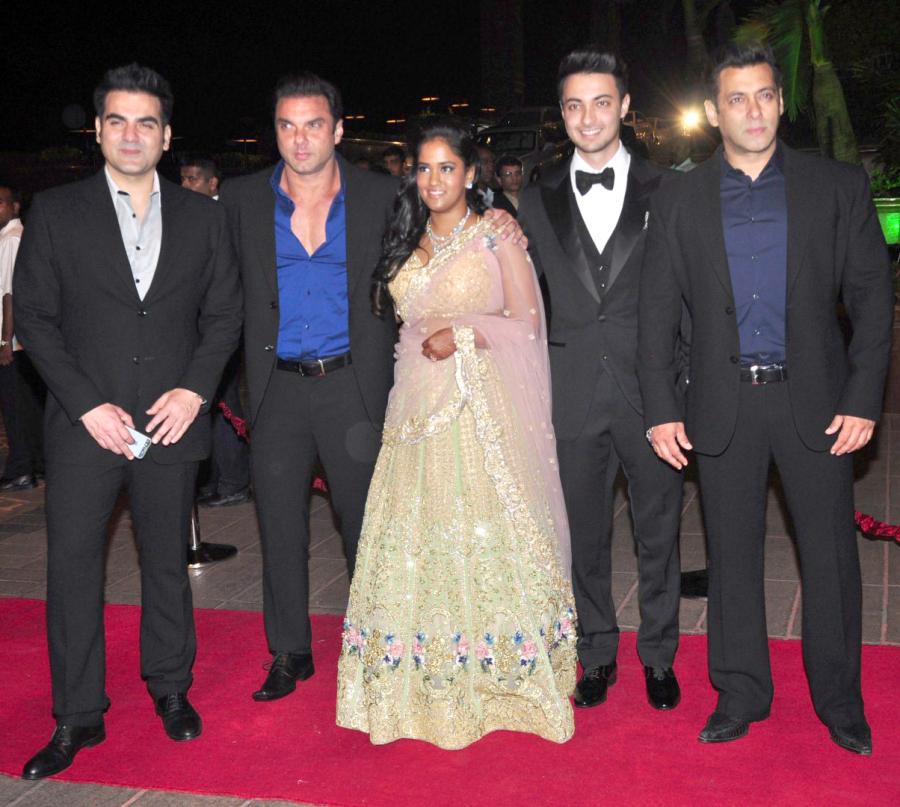 Celebs at Salman Khans Sister Arpita Wedding Reception