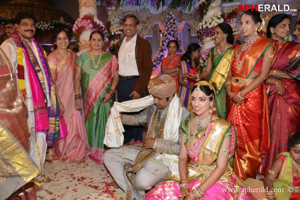 Celebs at Sunny Keerthi Wedding Photos