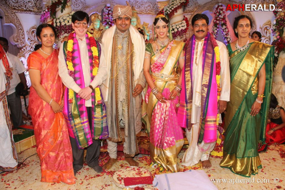 Celebs at Sunny Keerthi Wedding Photos