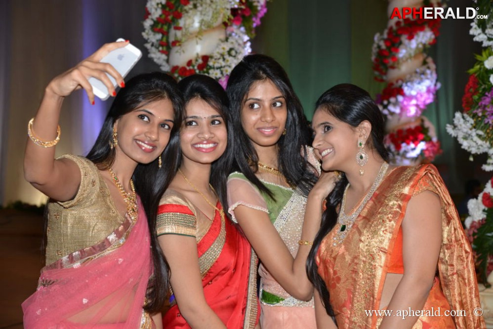 Celebs at Sunny Keerthi Wedding Photos