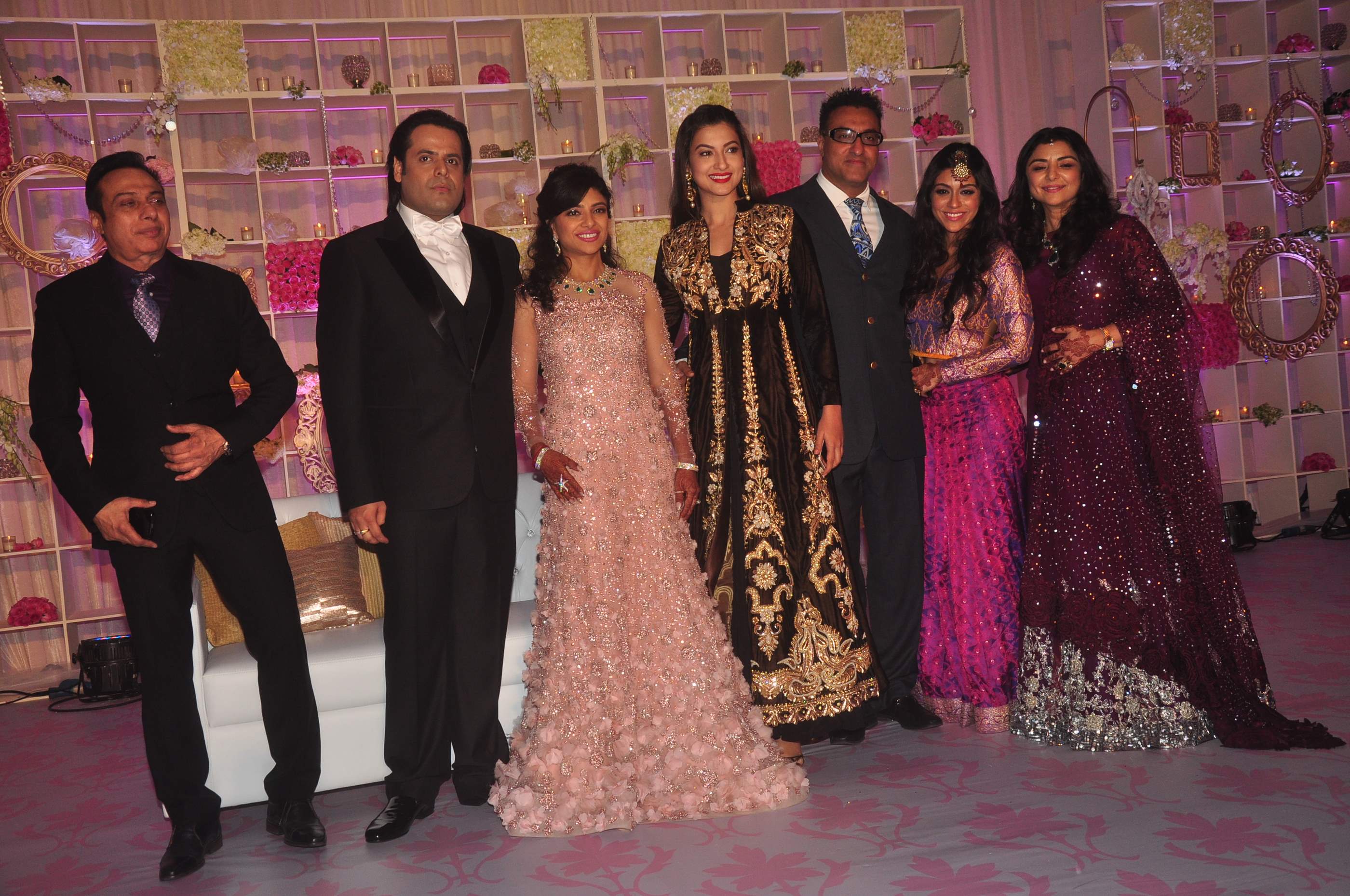 Celebs at Uday and Shirin Wedding Reception