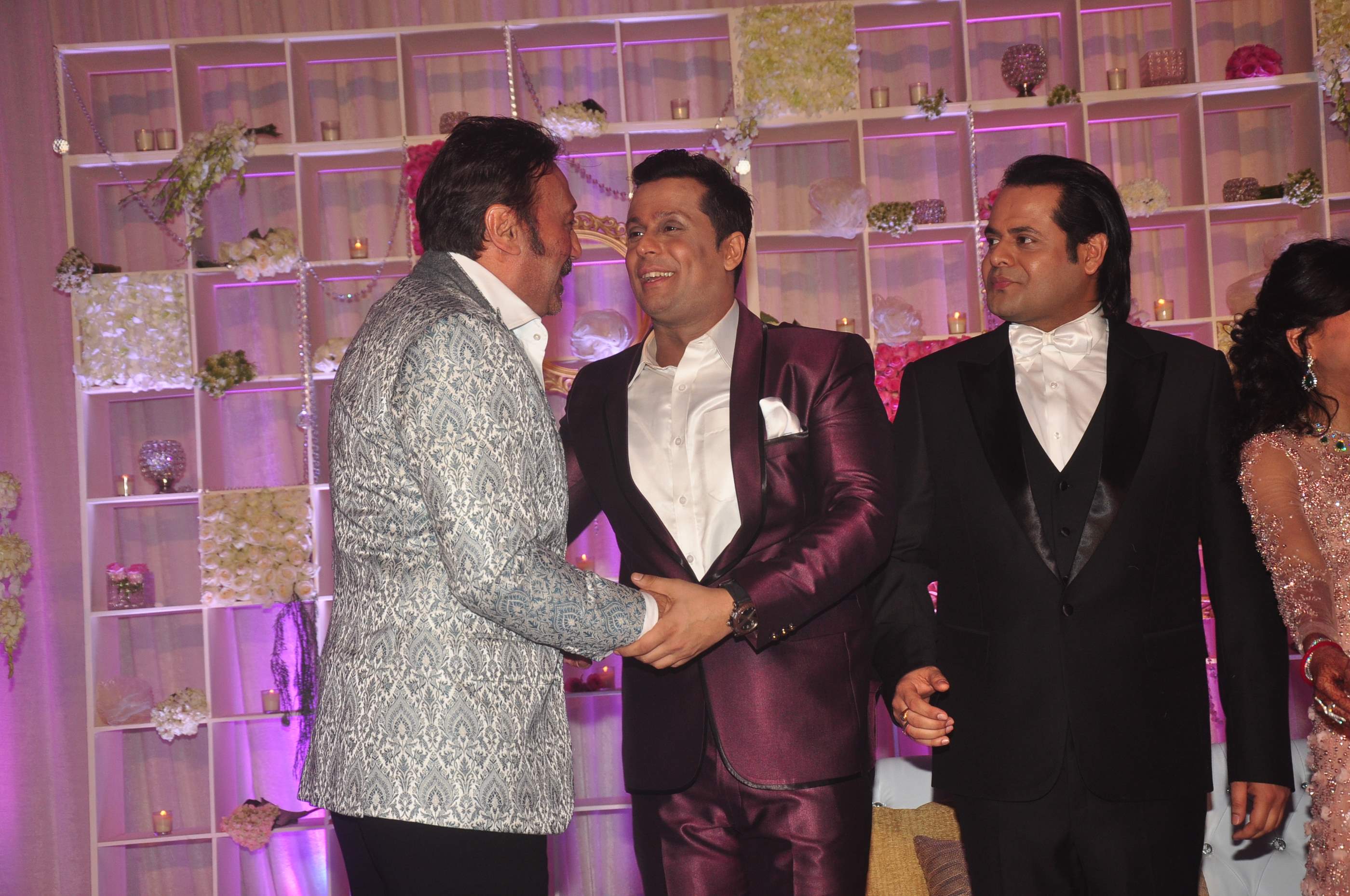 Celebs at Uday and Shirin Wedding Reception