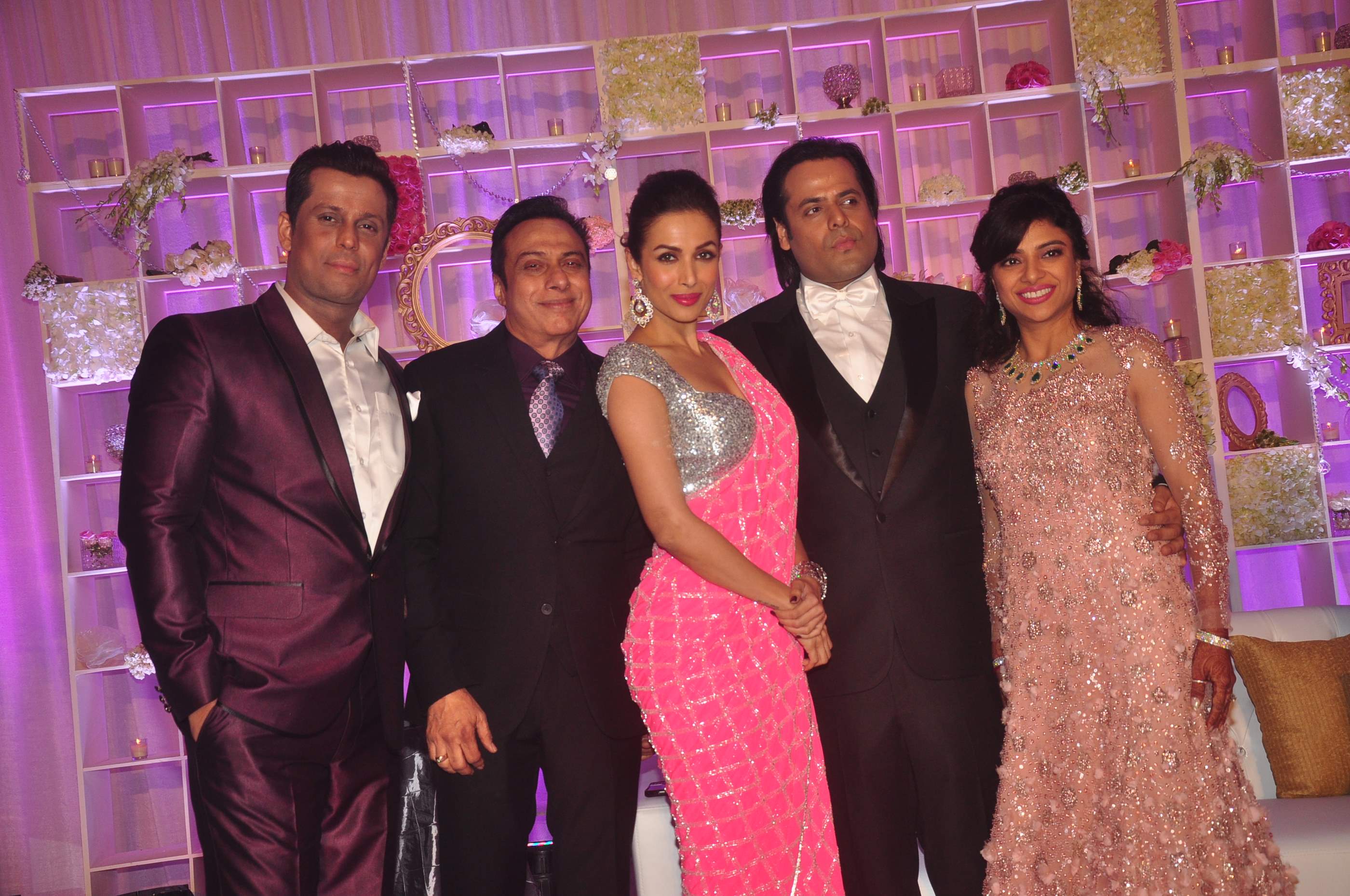 Celebs at Uday and Shirin Wedding Reception