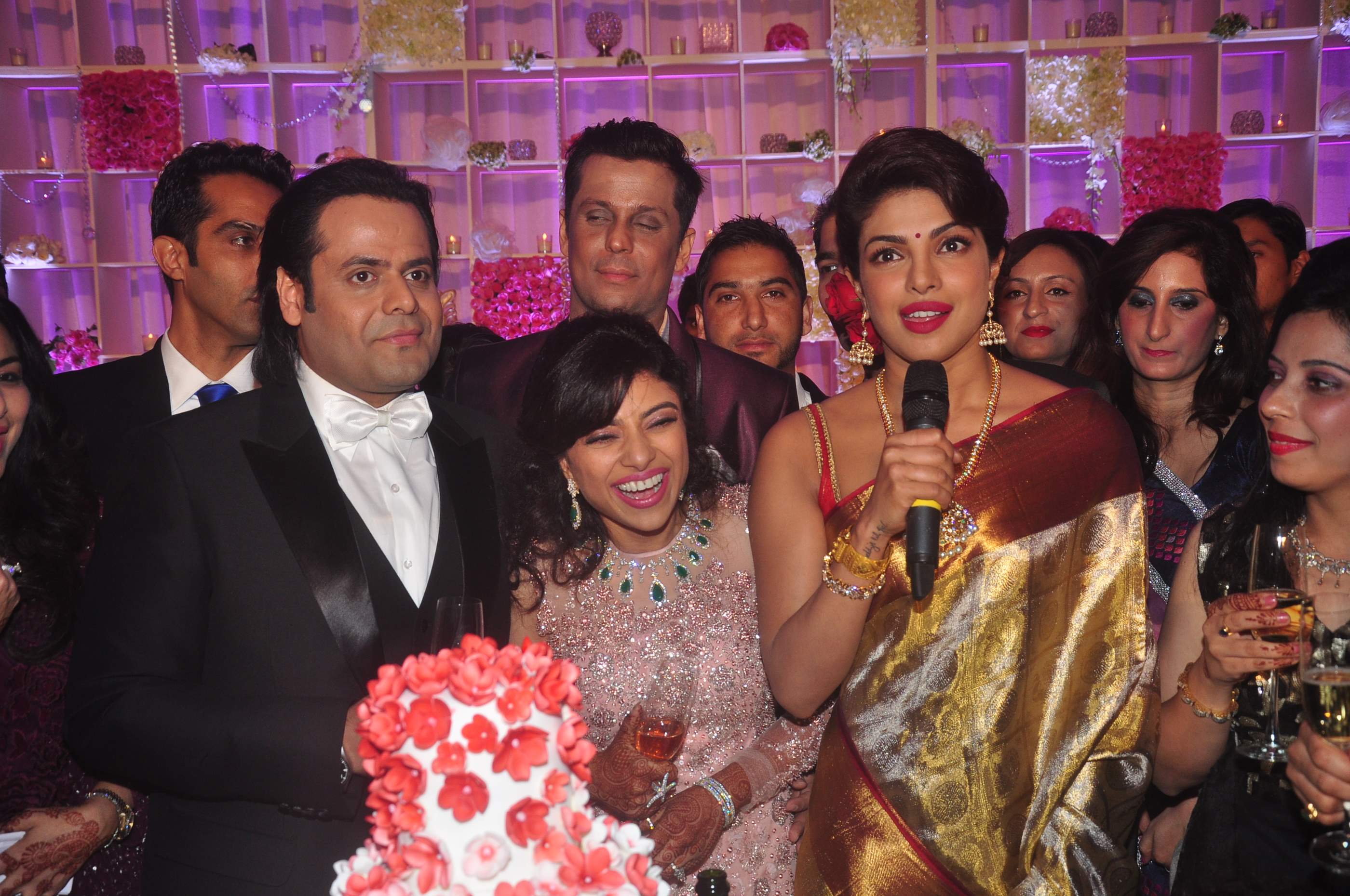 Celebs at Uday and Shirin Wedding Reception