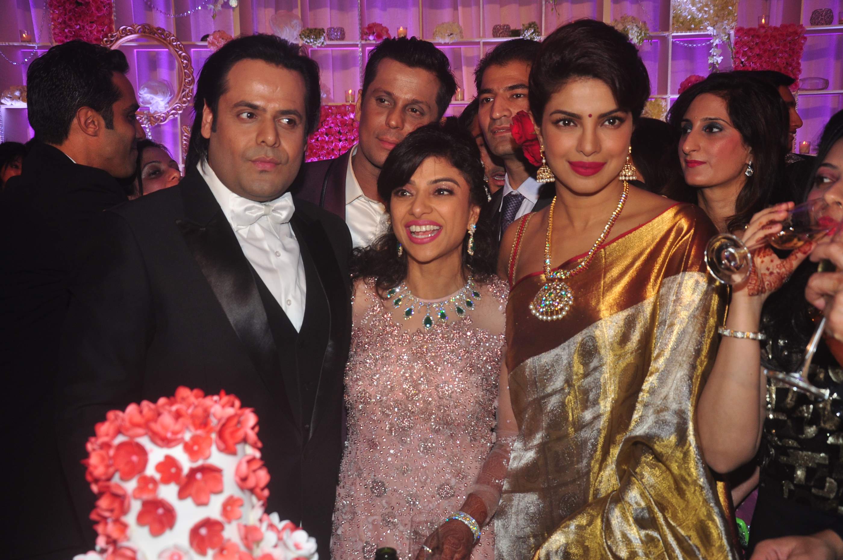 Celebs at Uday and Shirin Wedding Reception