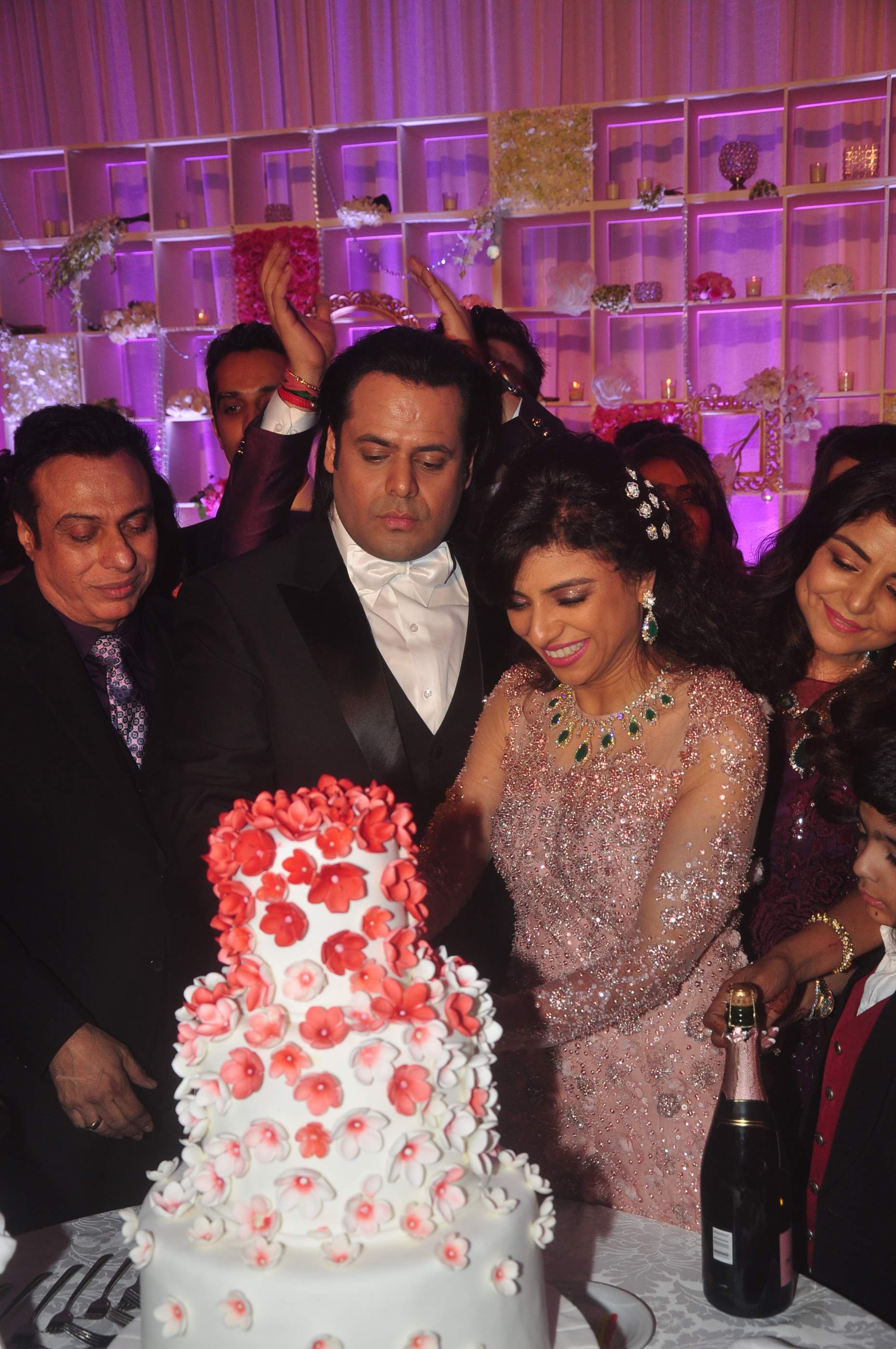 Celebs at Uday and Shirin Wedding Reception