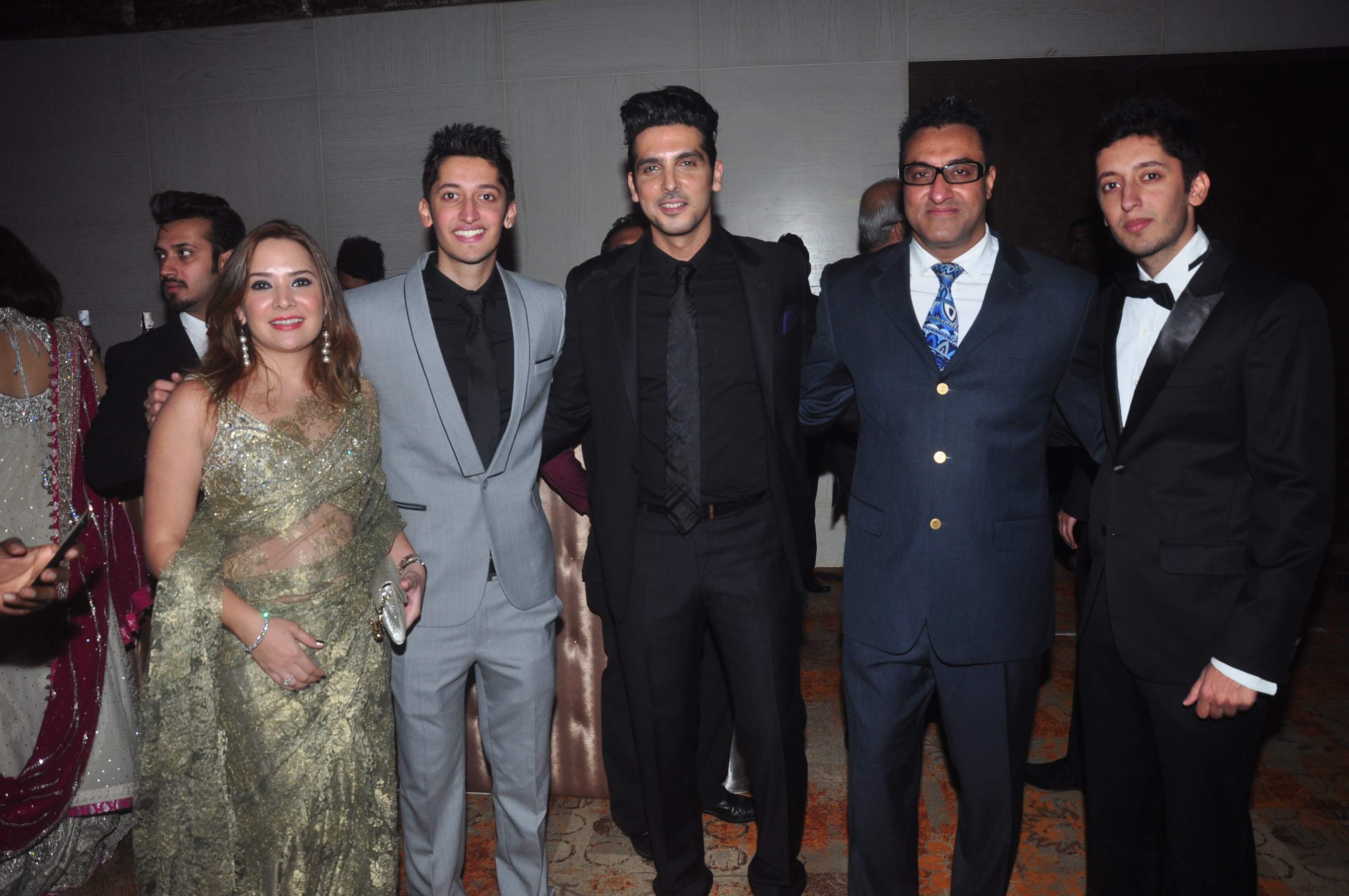 Celebs at Uday and Shirin Wedding Reception