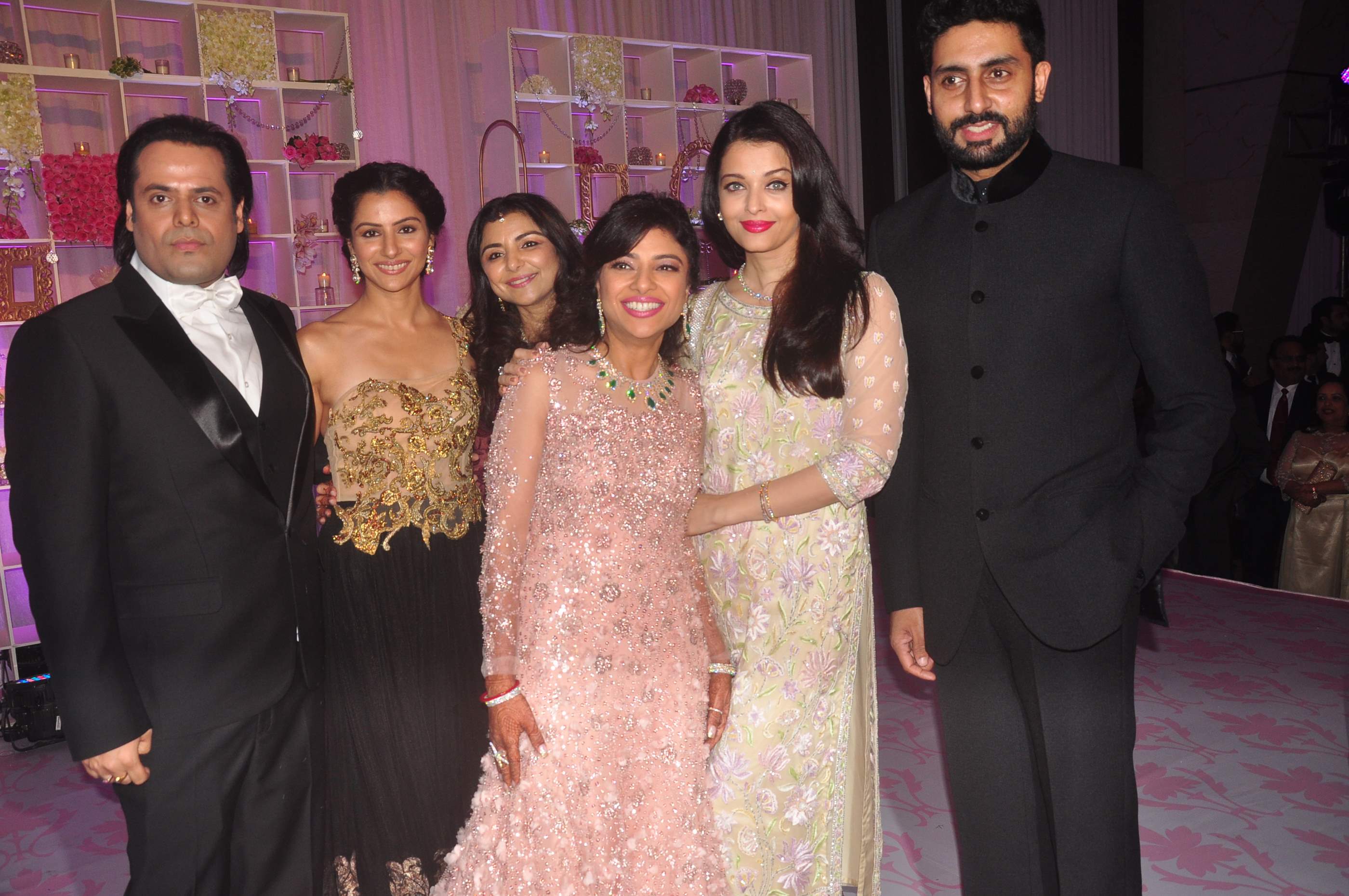 Celebs at Uday and Shirin Wedding Reception