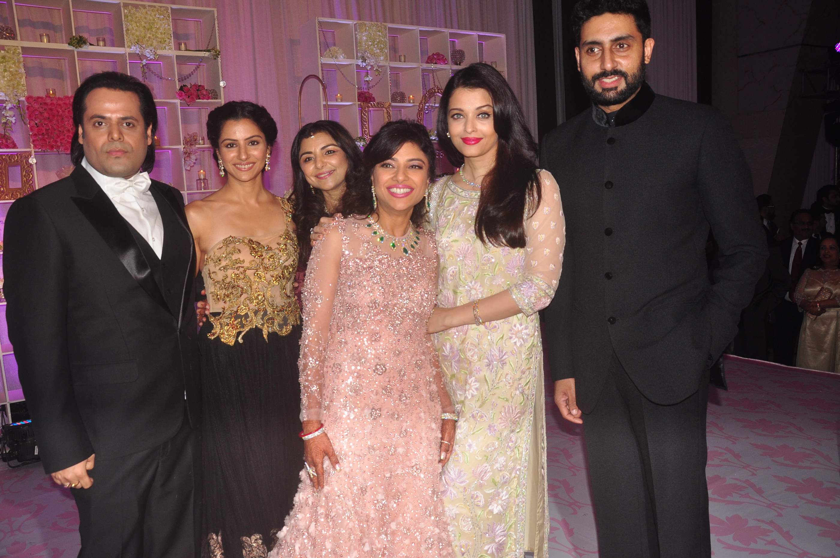 Celebs at Uday and Shirin Wedding Reception