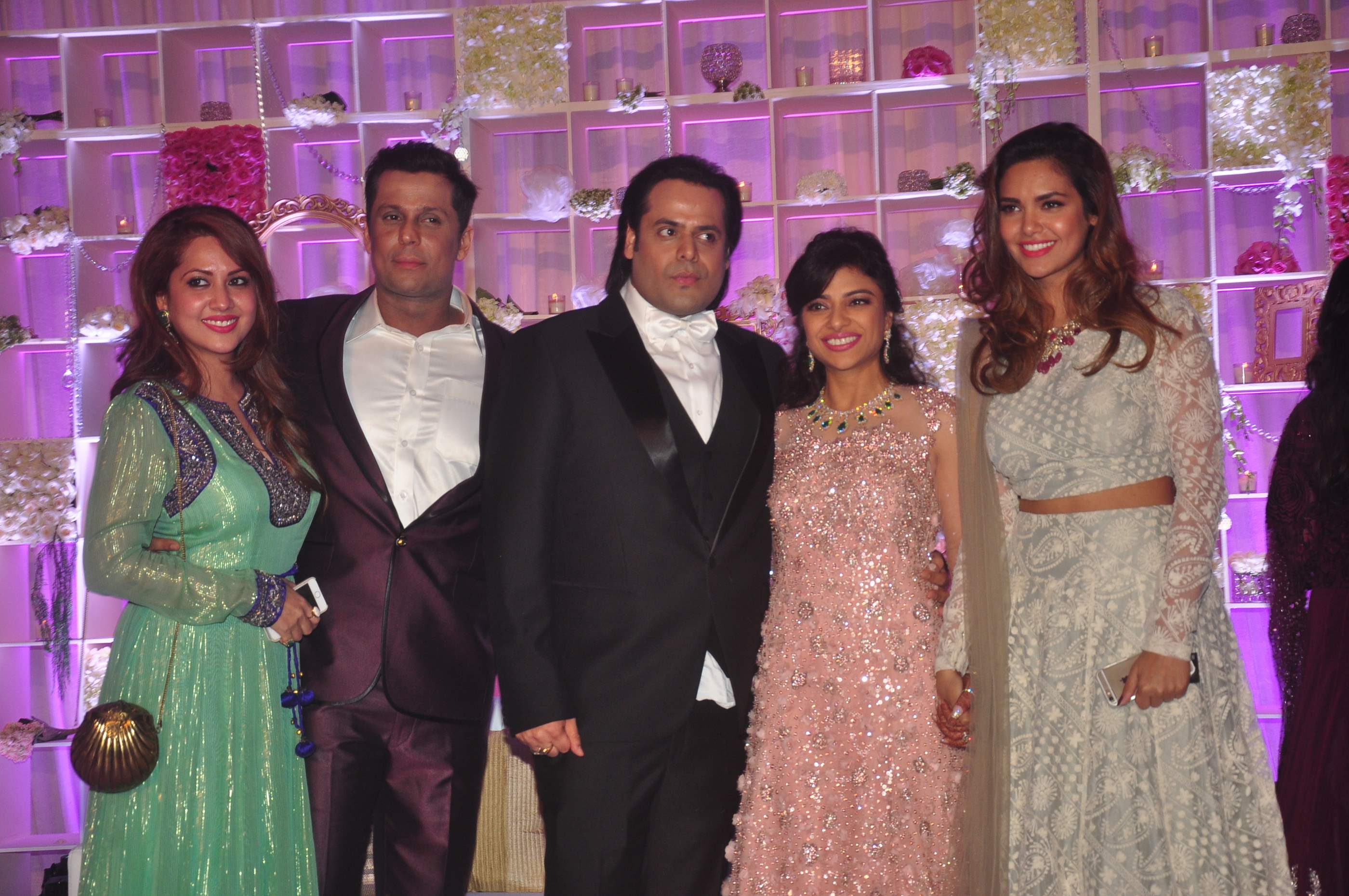 Celebs at Uday and Shirin Wedding Reception