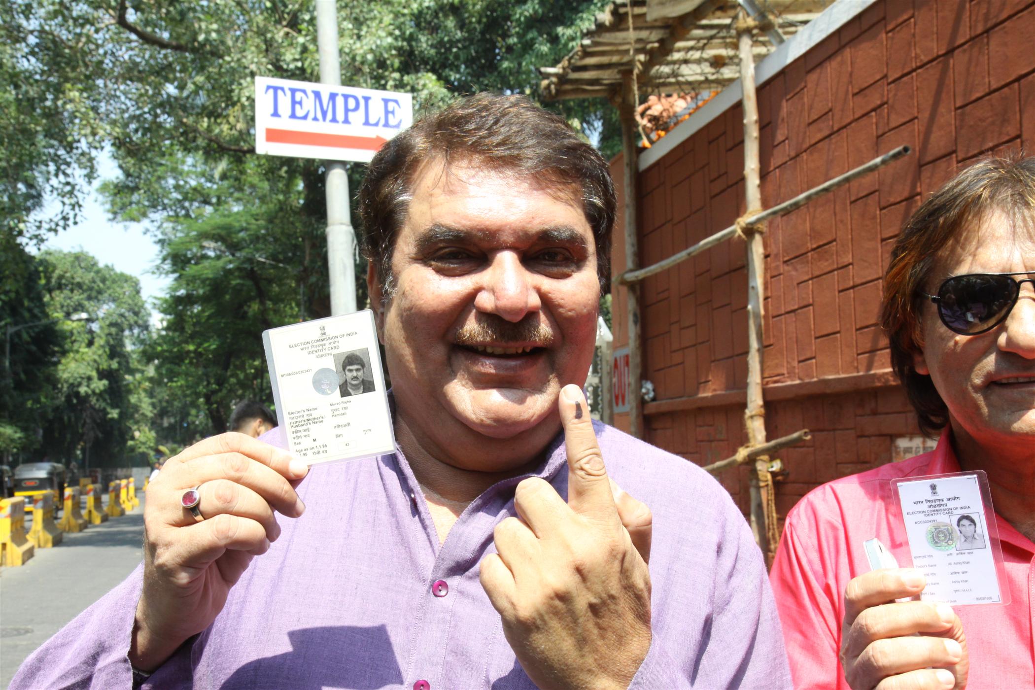 Celebs Snapped Voting For Maharashtra State Elections 2014