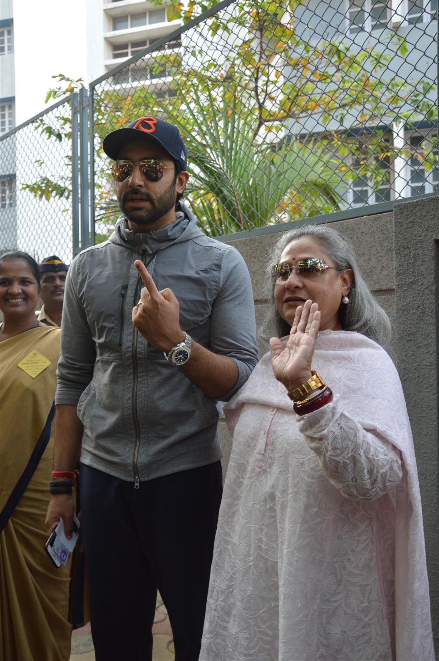 Celebs Snapped Voting For Maharashtra State Elections 2014