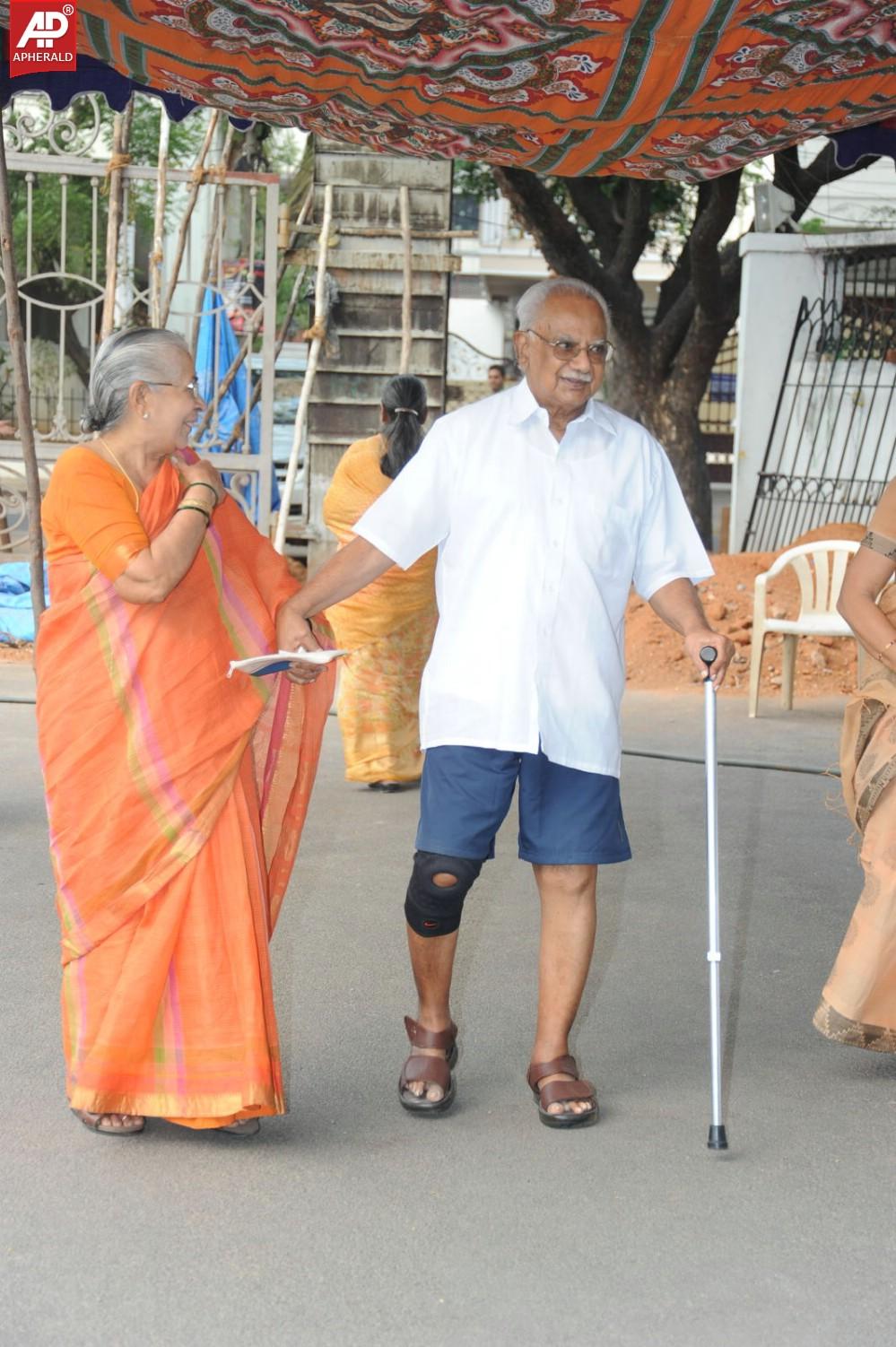 Celebs Voting in Hyderabad