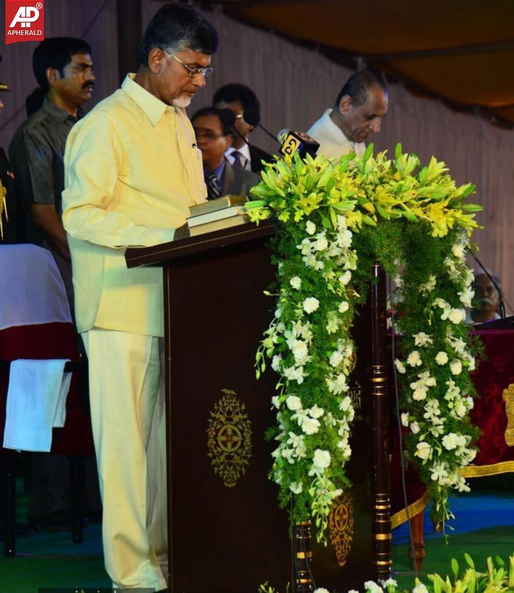 Chandrababu Sworn in as Andhra Pradesh CM
