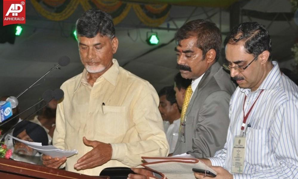 Chandrababu Sworn in as Andhra Pradesh CM