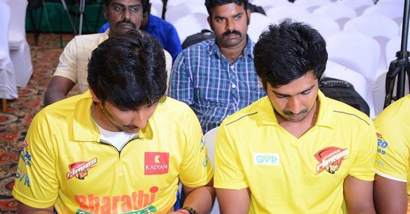 Chennai Rhinos CCL 5 Press Meet