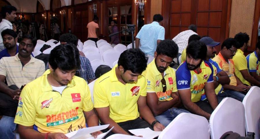 Chennai Rhinos CCL 5 Press Meet